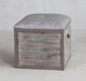 Wooden Storage Ottoman with High Quality
